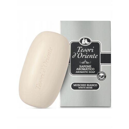Tesori d Oriente mydło w kostce Muschio Bianco 125g