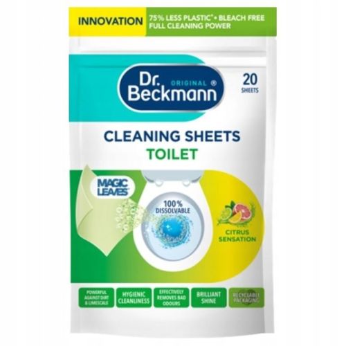 Dr. Beckmann magiczne listki WC Cytrus 20szt