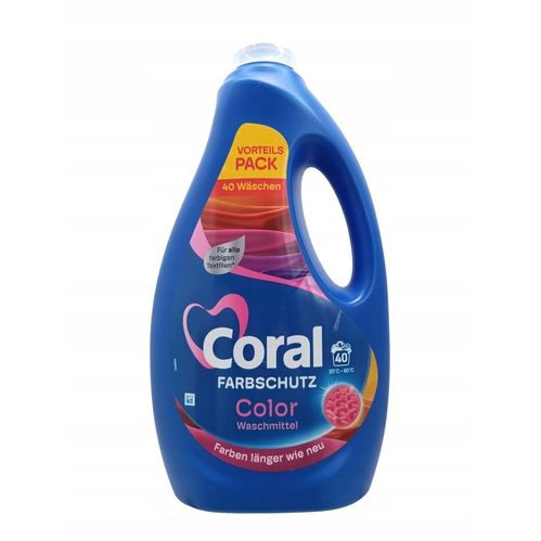 Coral 40 prań płyn Kolor 2L