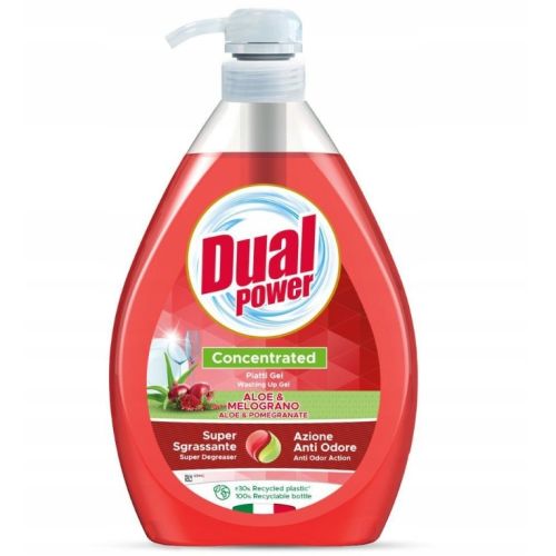 Dual Power 1L płyn do naczyń Aloe&Melograno