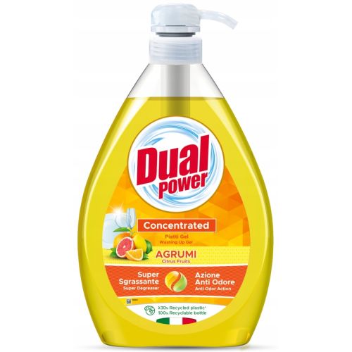 Dual Power 1L płyn do naczyń pompka Agrumi