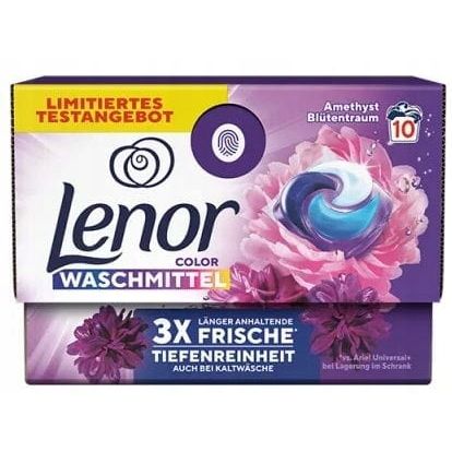 Lenor 10 prań kapsułki Kolor Amethyst Blutentraum