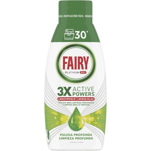 Fairy Platinum 30 myć żel do zmywarki Limonka 600ml