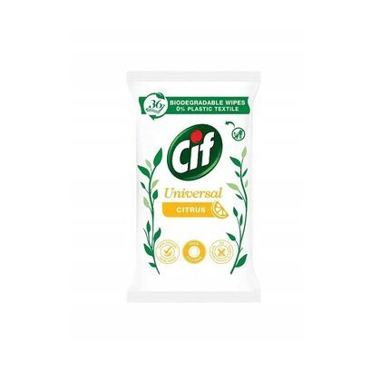 Cif uniwersalne chusteczki cytrynowe 36szt