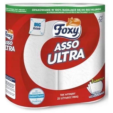 Foxy Asso Ultra ręczniki papierowe 2szt