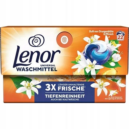 Lenor 22 kapsułki Orange
