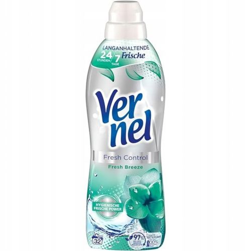 Vernel 32 płukań fresh breeze 800ml