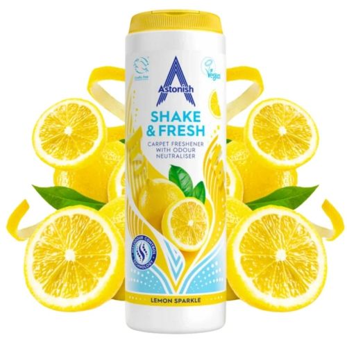Astonish proszek neutralizujący zapachy do dywanów lemon 350g