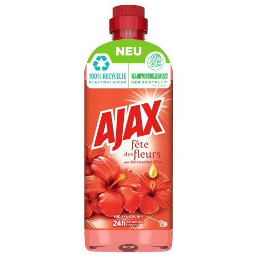 Ajax płyn do podłóg hibiskus 1l