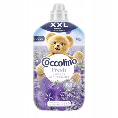 Coccolino 76 płukań Lavanda i Mediterranea 1,75l