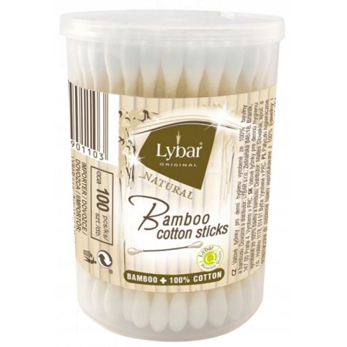Lybar patyczki higieniczne bambusowe 100szt