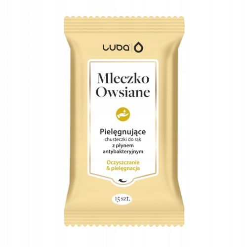 Luba chusteczki do rąk mleczko owsiane