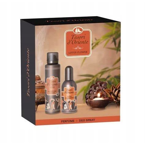 Tesori d Oriente zestaw deo+perfum Fior di loto