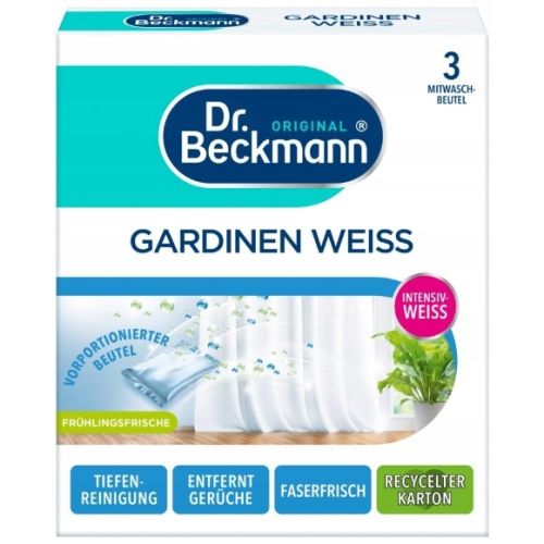 Dr.Beckmann saszetki wybielające do firan 3x40g