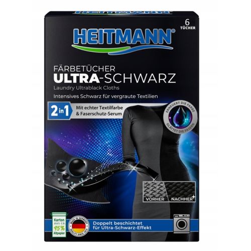 Heitmann Wäsche Schwarz chust. do czarnych 6szt