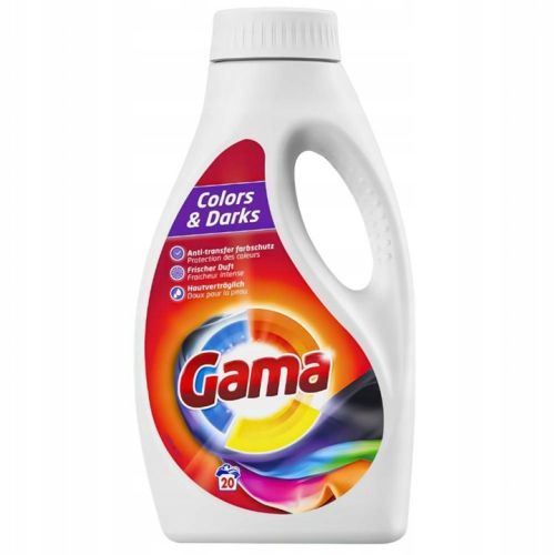 Gama (Vizir) 20 prań żel Kolor 1l