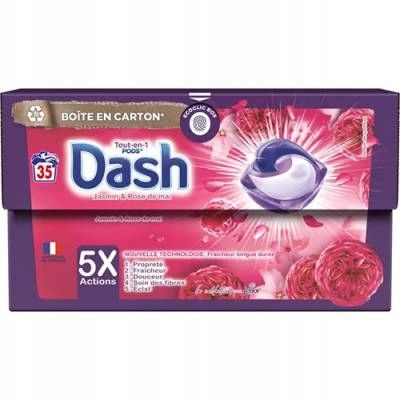 Dash 35 prań kapsułki Jasmin & Rose de mai