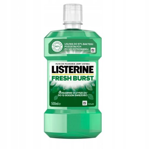 Listerine płyn do płukania jamy ustnej Fresh Mint 500ml