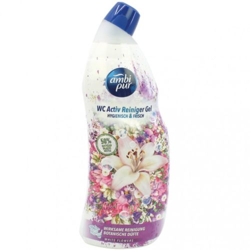 Ambi Pur 750ml żel do wc white flowers