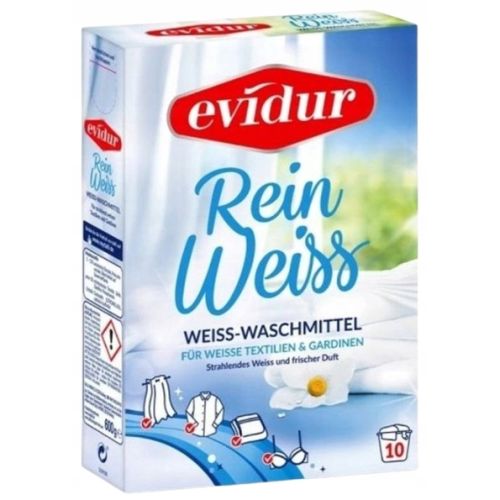 Evidur 10 prań proszek Gardinen Weiss 600g