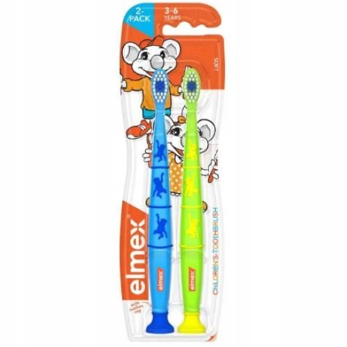 Elmex szczoteczka dla dzieci 3-6 lat 2 pack