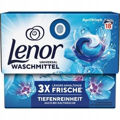 Lenor 18 prań kapsułki Uniwersal Aprilfrisch