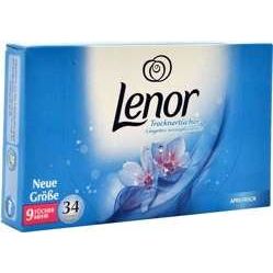 Lenor chusteczki zapachowe 34szt Niebieskie