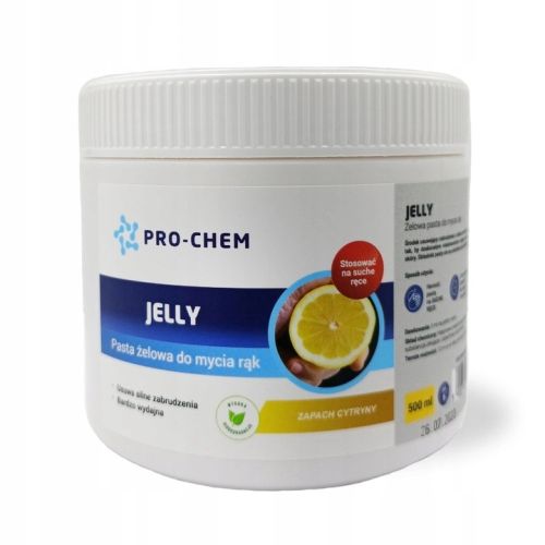 JELLY żelowa pasta do mycia rąk cytryna 500ml