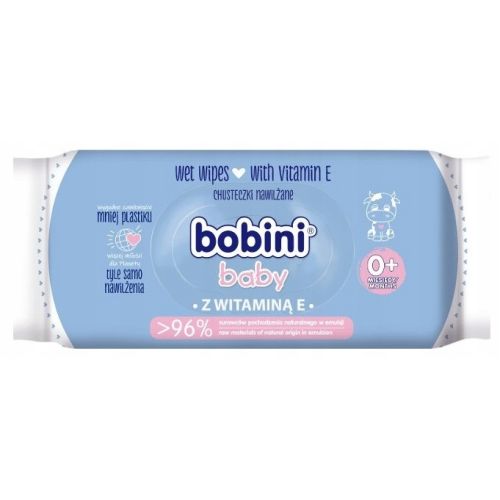 Bobini baby chusteczki nawilżane z wit. E