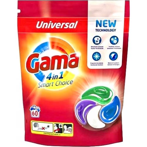 Gama (Vizir) 60 prań kapsułki 4in1 Uniwersal