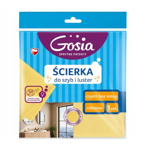 Gosia ścierka mikrofibra do szyb i luster