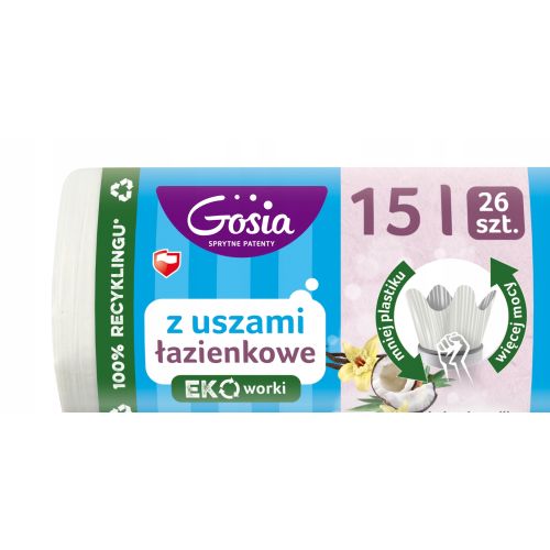 Gosia worki na śmieci 15l/26szt