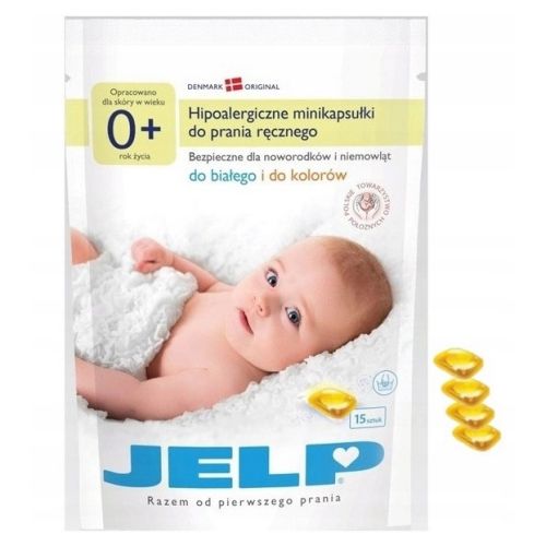 Jelp Baby 0+ 15 prań kapsułki Uniwersal